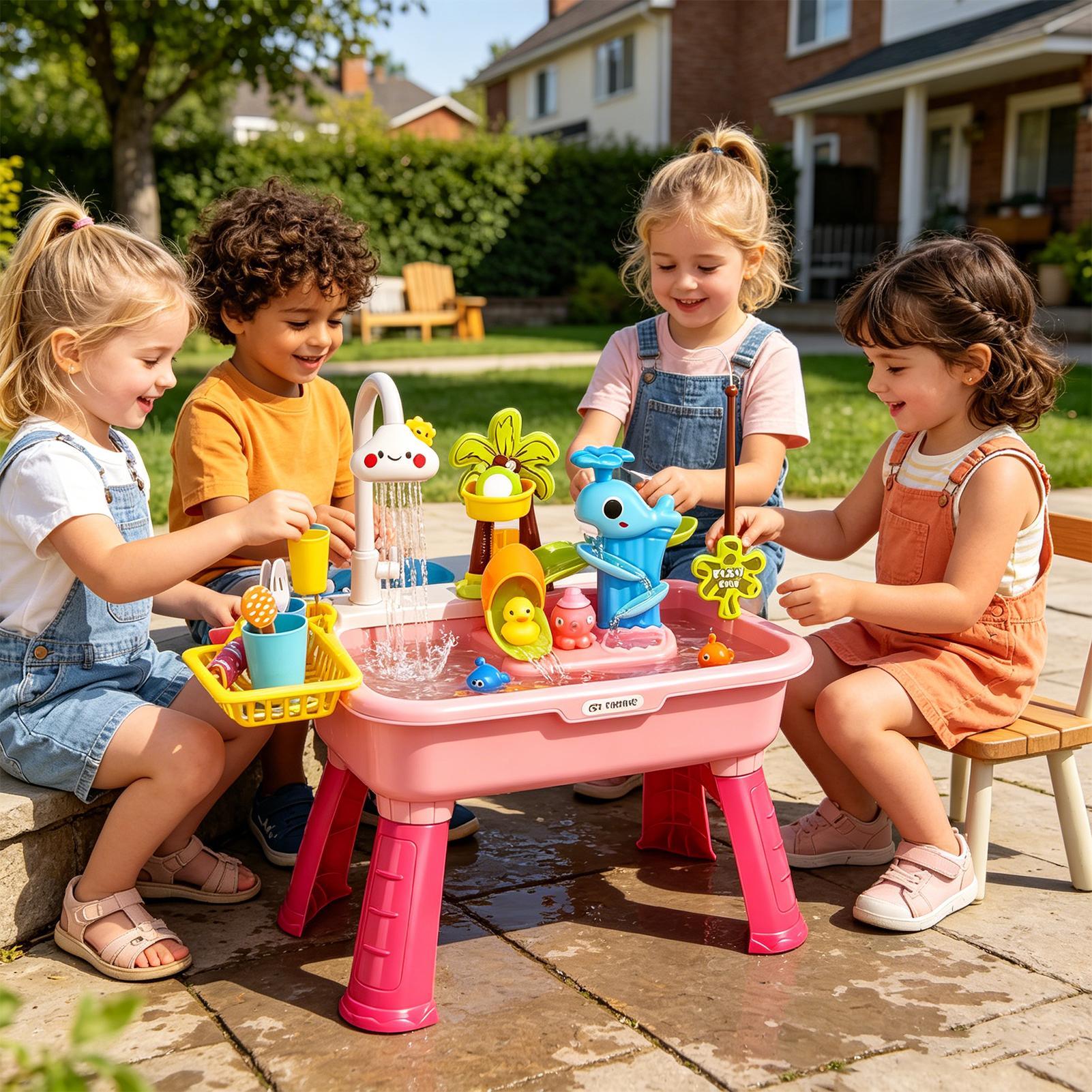 Çocuklar İçin Elektrikli, Su A - Kids Toys Kitchen Set incelemesi ve fiyatı